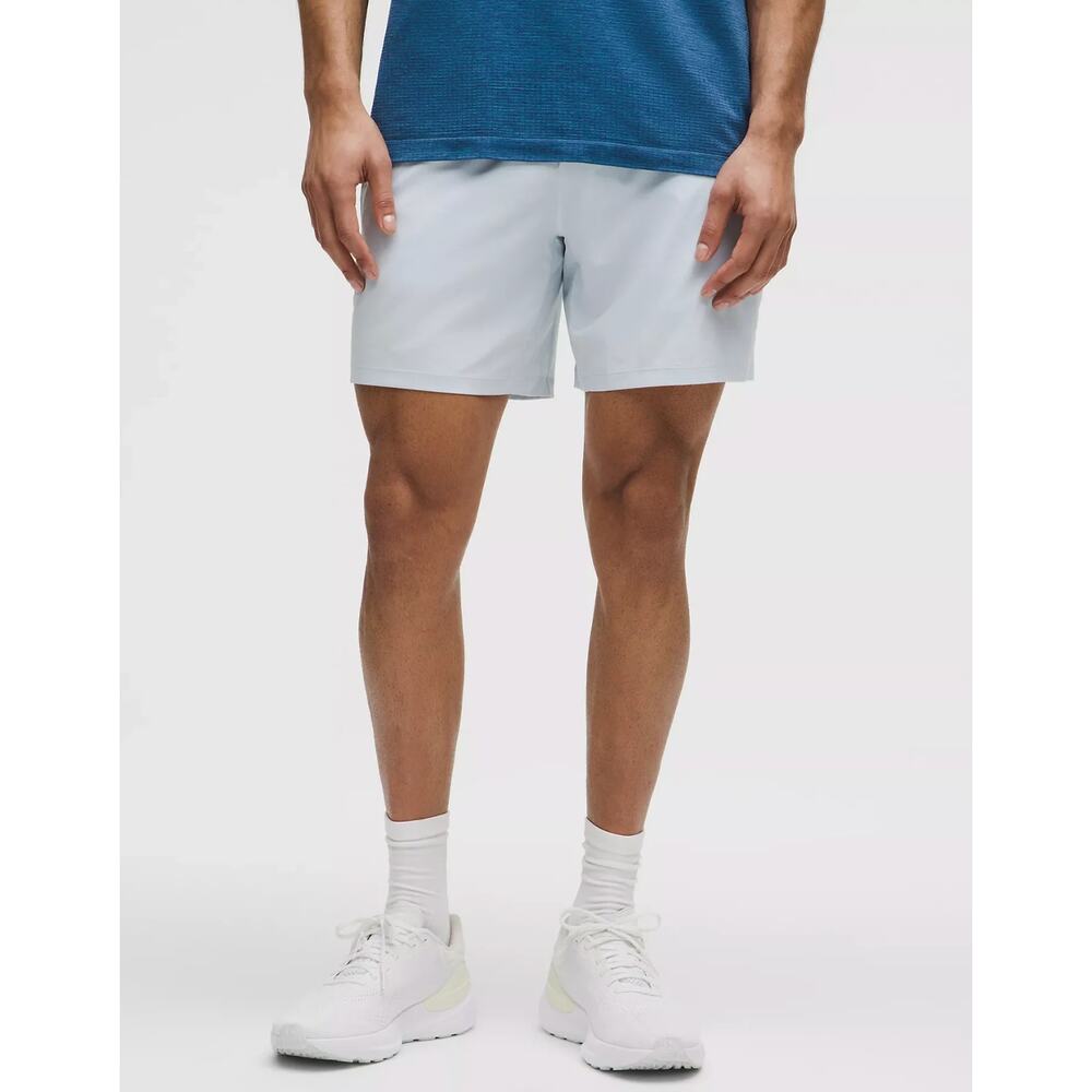 LULULEMON Pace Breaker Linerless Short 7" in Starch Blue Size Medium